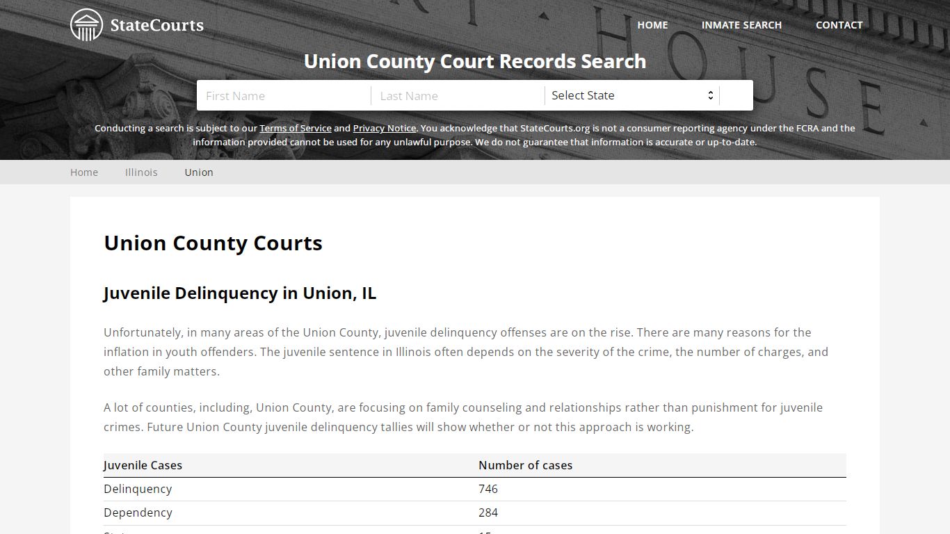 Union County, IL Courts - Records & Cases - StateCourts